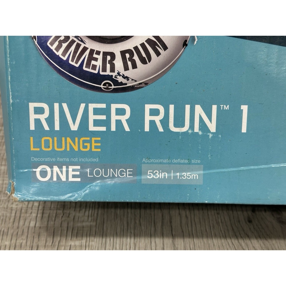 Intex River Run 1 Inflatable Float Lounge Connect N Float System Raft New READ - Picture 2 of 7